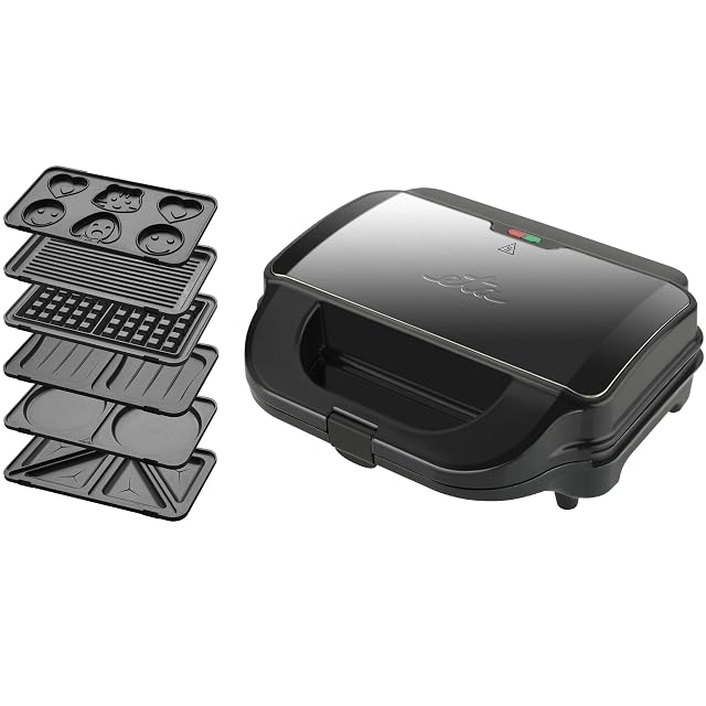 Croque-gaufres ETA Sorento Plus 6-en-1 avec six jeux de plaques interchangeables